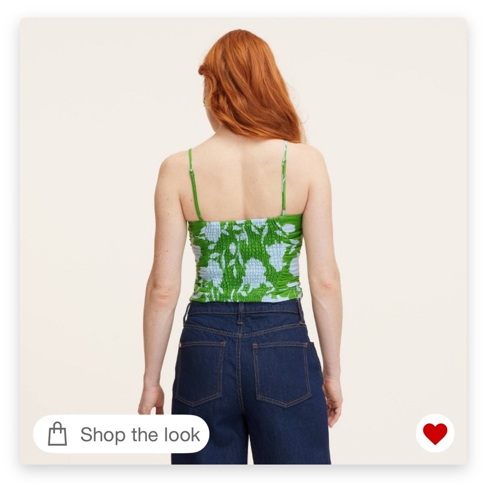 Women's Classic Rose Ruched Linen Tank Top - kate spade new york x Target